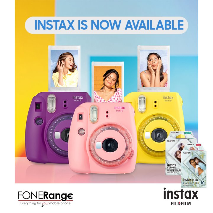 Instax Now available at Fonerange
