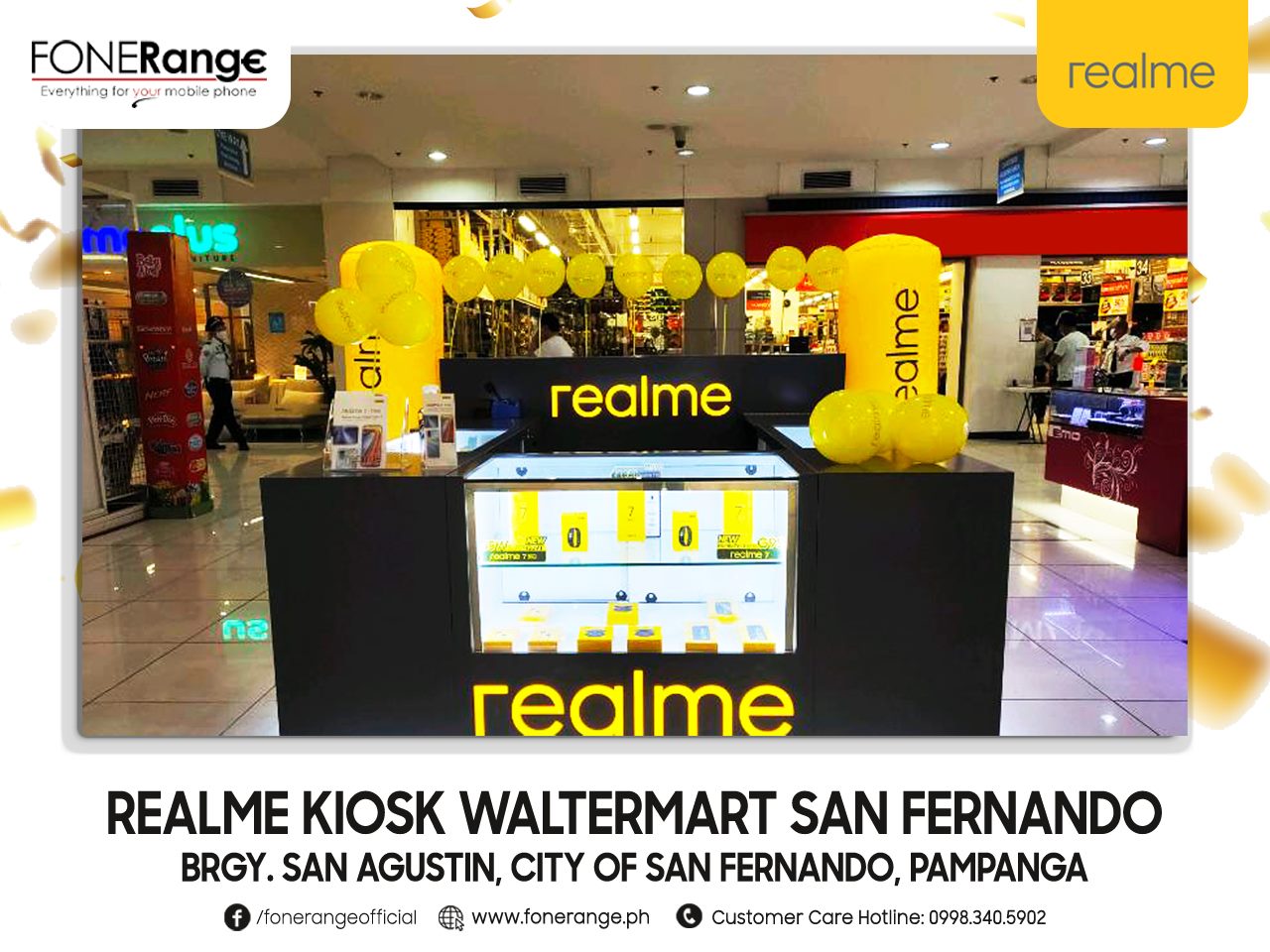 Realme Kiosk WalterMart San Fernando Grand Opening!